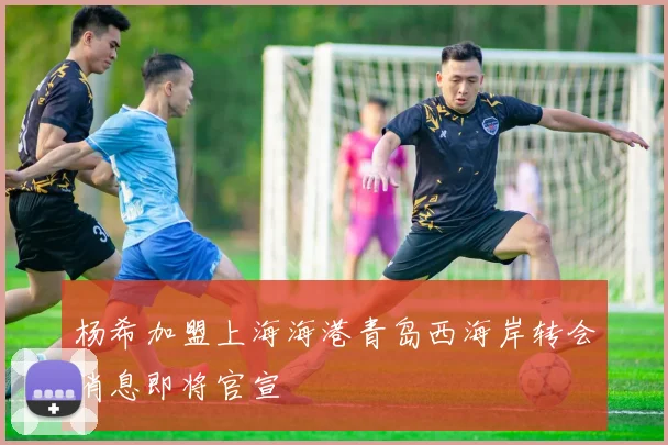 杨希加盟上海海港青岛西海岸转会消息即将官宣